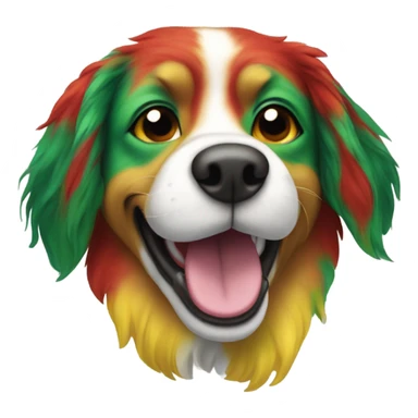 reggae dog sticker