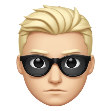 Drago lentes negros  sticker