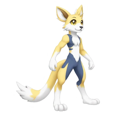 Anthro FurSona Fakemon Full Body sticker