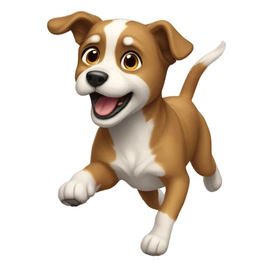 Perro volando sticker