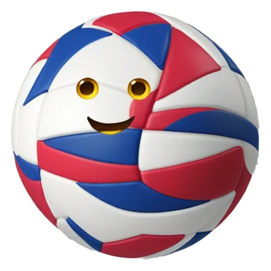 renkli voleybol topu sticker