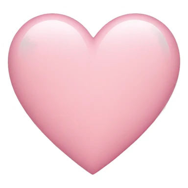 Light pink heart sticker