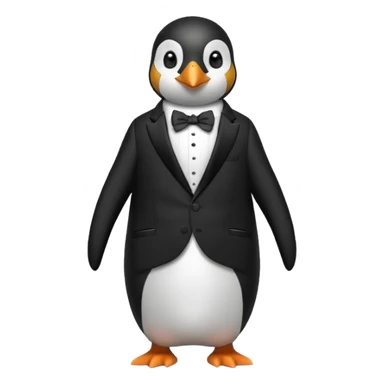 Penguin doing a SUI sticker