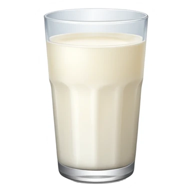 milk glass with shadow sticker