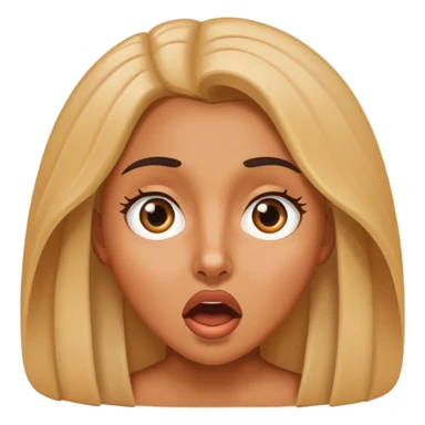 surprised woman  sticker