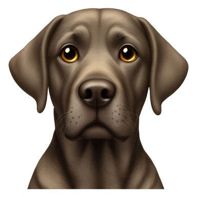 Brindle lab sticker