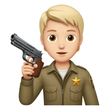 flying Kevin with a gun sticker