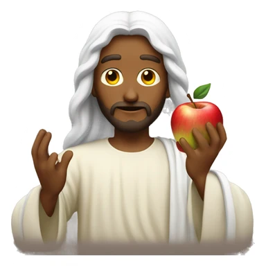 Jesus with Apple Vision Pro sticker