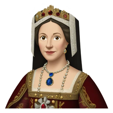 Queen catherine of Aragon details  sticker