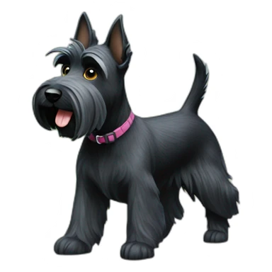scottish-terrier-dog-walking sticker