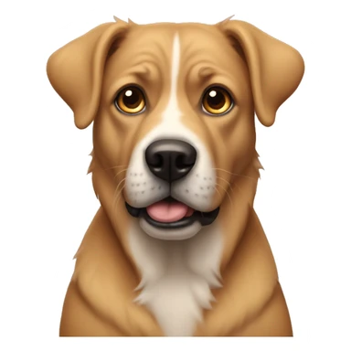 Dog with his mind blown sticker