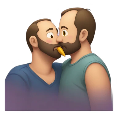 tom segura kissing bert kreischer sticker