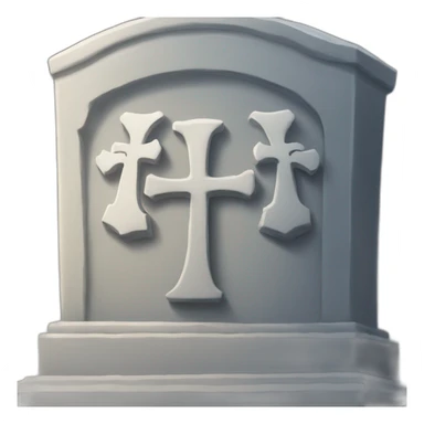 A tombstone with CHA tombstone with CHEH written on it written on it sticker