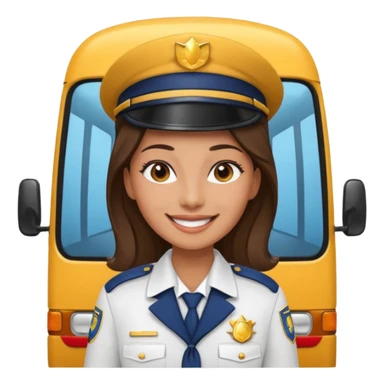 woman minibus driver sticker