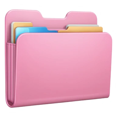 light pale Pink Folder sticker