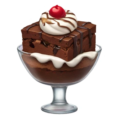 brownie sundae  sticker