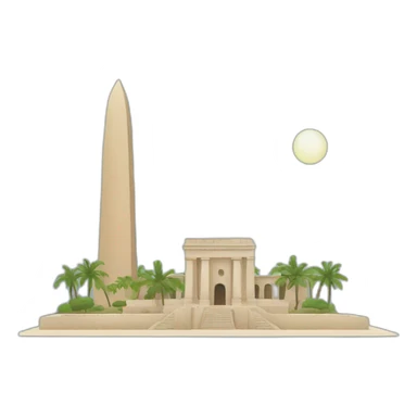 Senegal monuments sticker