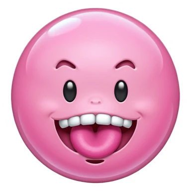 Chicle rosado sticker