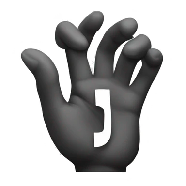 Hand making the letters S,Y,T sticker