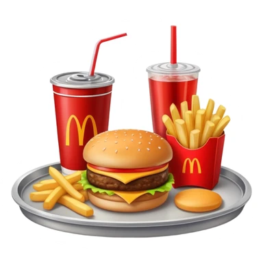 McDonald’s meal  sticker