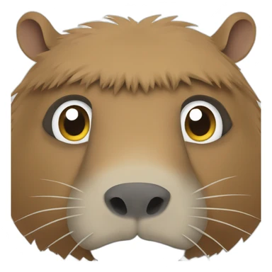 constructor capybara face sticker