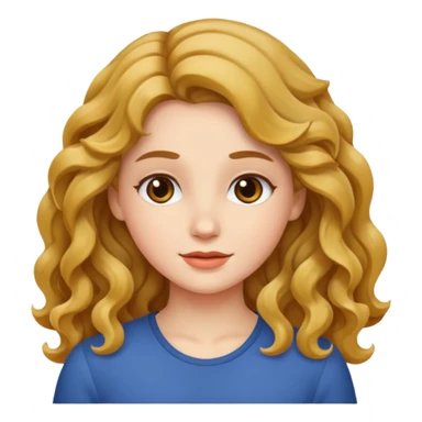 Dalgalı saç lia sticker