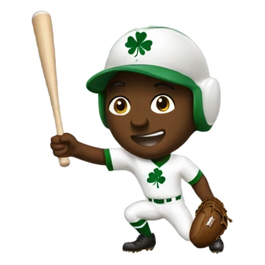 Irish hitting a buckeye sticker