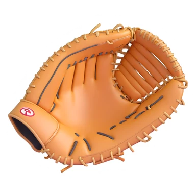 baseball catcher's glove sticker