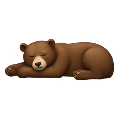 Sleeping bear sticker