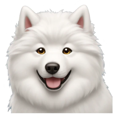 Huh samoyed sticker