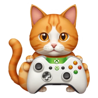 Cat with a Xbox  sticker