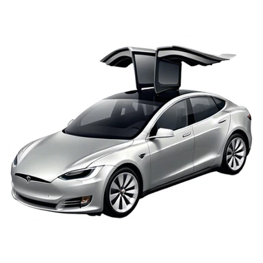 tesla car sticker