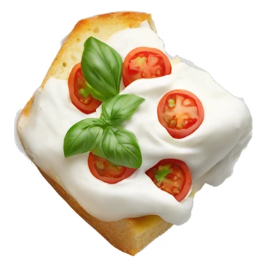 le fromage burrata avec des tomates  sticker