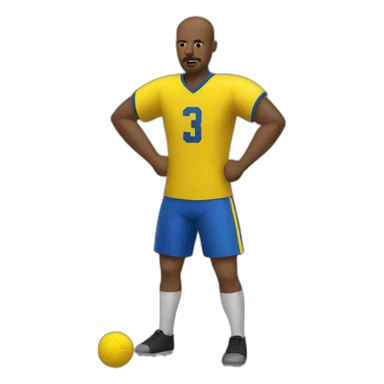 yellow card football sticker