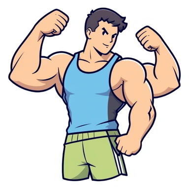 Gym bro  sticker