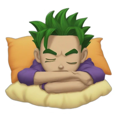 DBZ Picolo sleeping  sticker