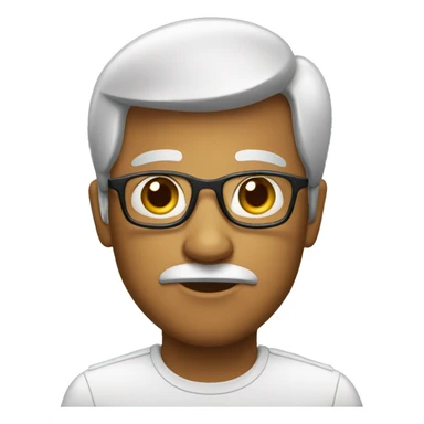 smart and serious portrait sticker