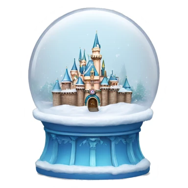 Disneyland snow globe sticker