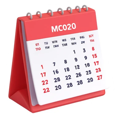 calendar week sticker