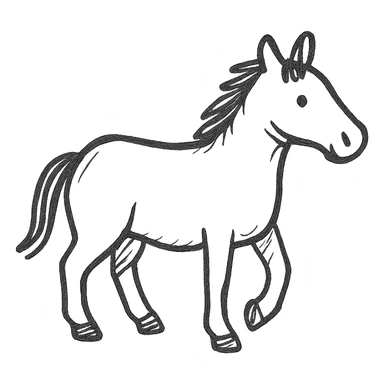 Horse  sticker