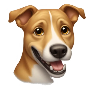 dog missing a lot of teeth sticker