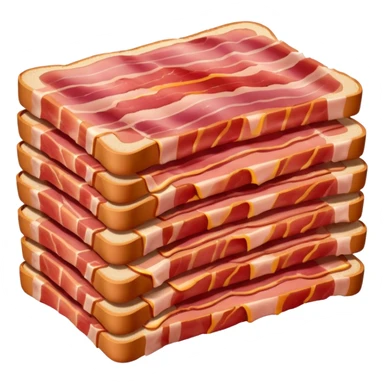 packaged bacon sticker