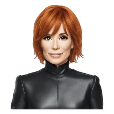 Mylène Farmer cheval artichaut sticker