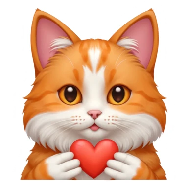 O pisica trimite pupici cu inimioare Sorinei sticker