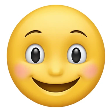 happy face emoji, classic style sticker