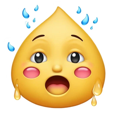 crying laughing emoji saying bahaha sticker