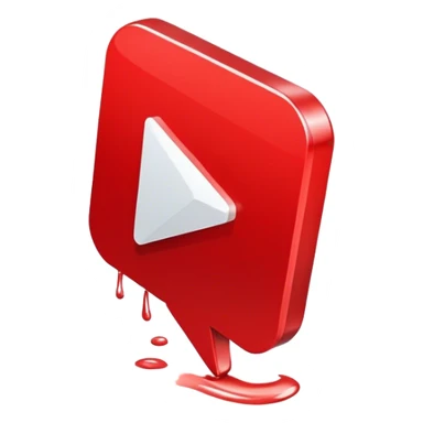 youtube play button sticker
