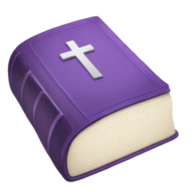 Light purple Bible sticker