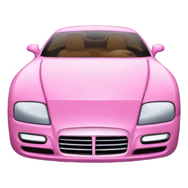 Pink luxury car sticker