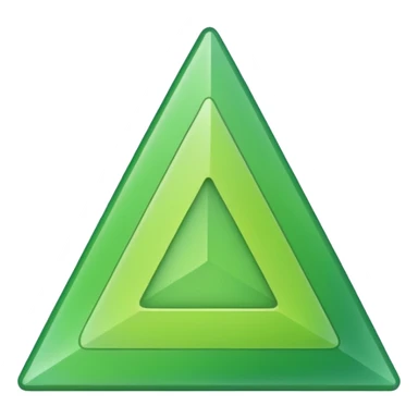 change color to green from red for 🔺 sticker